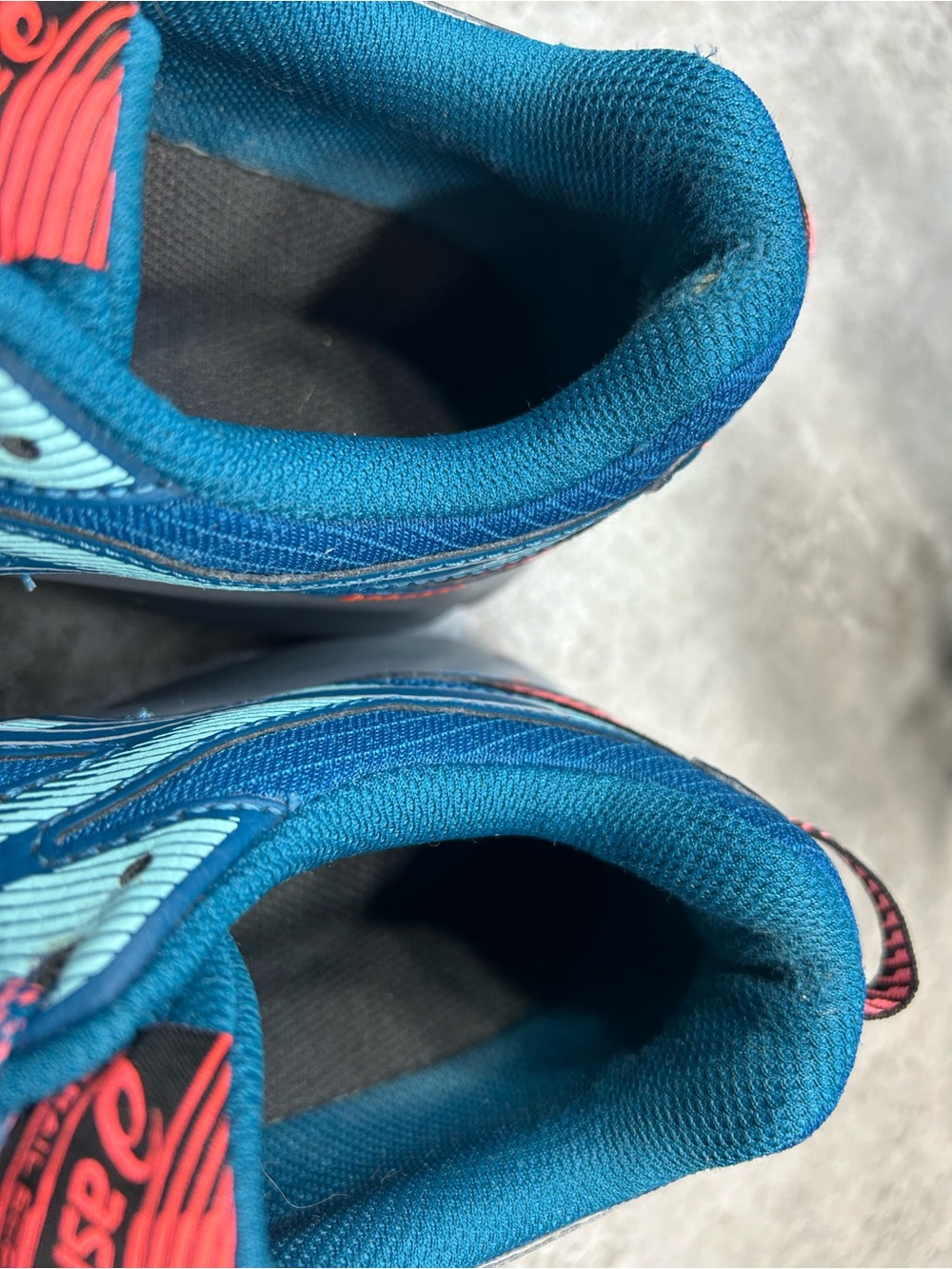 ASICS Trail Scout 2 Women's Size 10 Teal Blue Running Shoes with Coral Accents - Picture 10 of 14